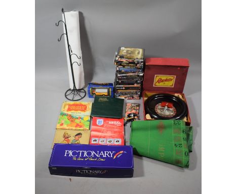 A Collection of Toys to Include Roulette Wheel, 2010 Football Medal Collection, Karate Figure, Action Man Booklet etc 