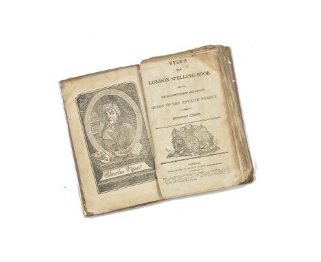 A rare early Vyse’s London Spelling-Book, or, The Young Gentlemen and Ladies’ Guide to the English Tongue, Stereotype Edition
