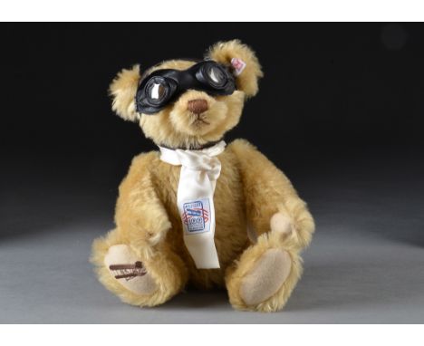 A Steiff Limited Edition Orville - The Wright Brothers bear, 1166 of 1903 with certificate (missing bag)