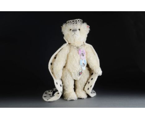 A rare Steiff Limited Edition Queen Elizabeth II teddy bear, 42 of 100, ‘A Tribute to Her Majesty The Queen’ on the occasion 