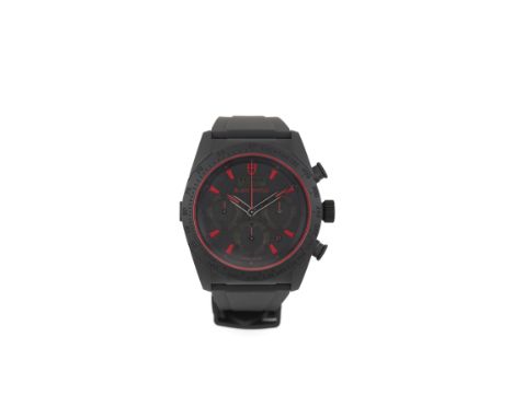 TudorBlack Shield model with ref. nº 42000CR. Automatic mechanical movement (cal. 7753) with chronograph function and date at