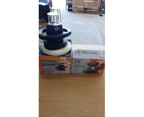 RAC Car Polisher Boxed And Orbital Sander Boxed 