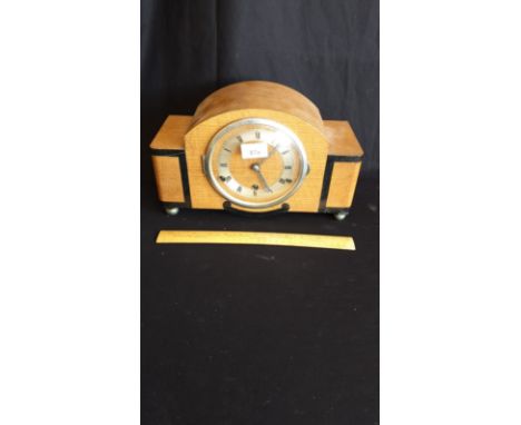 Art Deco Impressive Mantel Clock Westminster Chime 