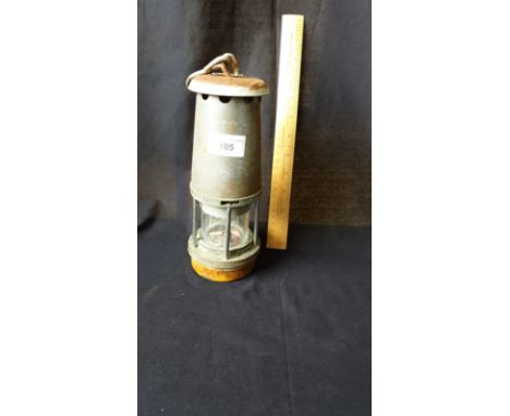 Old the wolf miners safety lamp. 