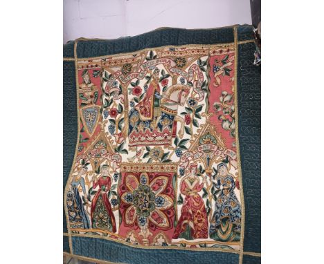 Vintage ornate tapestry. 
