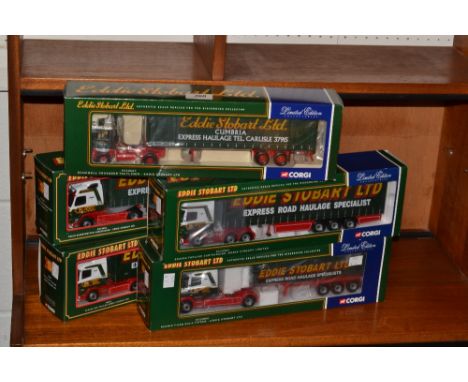 Eddie Stobart Ltd - Limited Edition Collectables, Scale 1:50, Scania R-Cab Bulk Tipper, CC12802;  Scania Topline Curtainside,