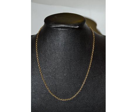 A 9ct gold chain, 5.4g