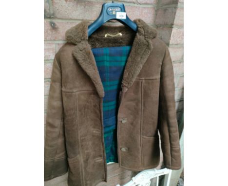 Vintage gents jacket together with tartan black watch coloured trousers 
