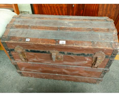 Antique Saratoga trunk 