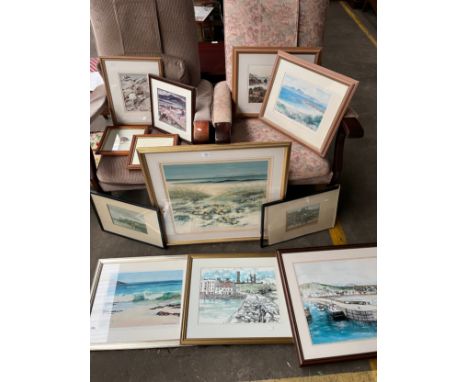 A Lot of artworks to include limited edition prints, signed by artist. Susan M Berry, Alex Clark and various others. 