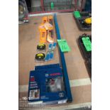 4' Empire level, Bosch GLL2, etc.