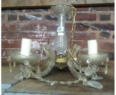 MODERN 5 BRANCH CHANDELIER 