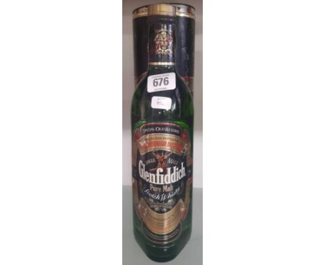 BOTTLE OF GLENFIDDICH PURE MALT SCOTCH WHISKY