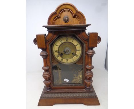 A 19th century mantel clock 