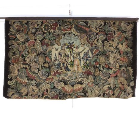 WALL HANGING TAPESTRY, on pole suspensionthe tapestry 105cm wide
