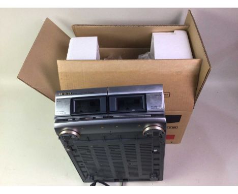AIWA STEREO SYSTEM, comprising speaker system, stereo graphic equaliser, stereo receiver, compact disk player and stereo cass