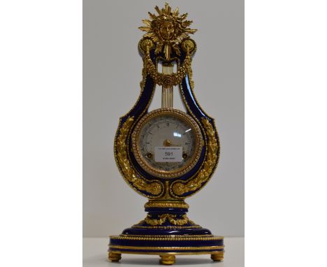 A DECORATIVE REPRODUCTION MANTLE CLOCK - THE MARIE-ANTOINETTE CLOCK, THE VICTORIA &amp; ALBERT MUSEUM     