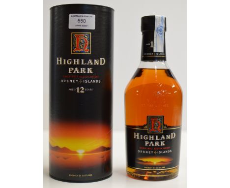 HIGHLAND PARK 1990'S ORKNEY ISLANDS AGED 12 YEARS OLD SINGLE MALT SCOTCH WHISKY WITH PRESENTATION BOX - 70CL, 43% VOL     