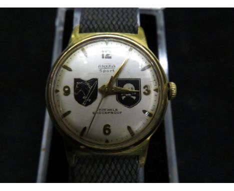 Gents German panza wristwatch vintage 