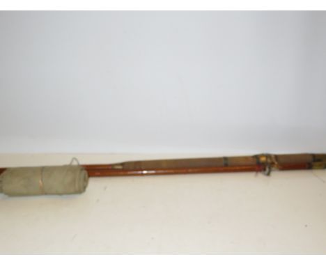 Split cane vintage fishing rod 