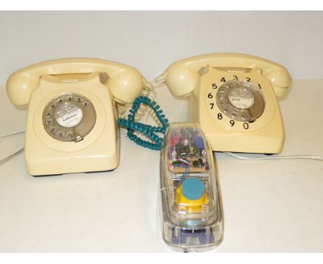 3 Vintage phones 