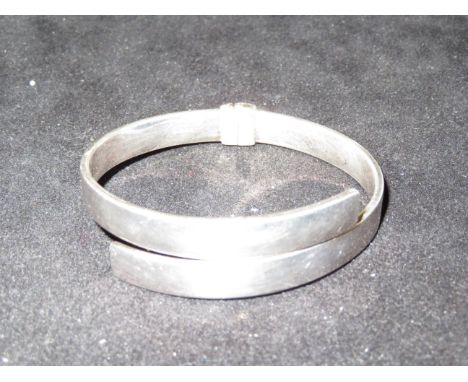 Silver bangle 