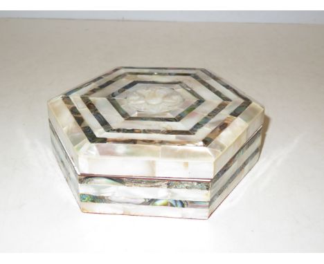 Mother of pearl jewellery box 