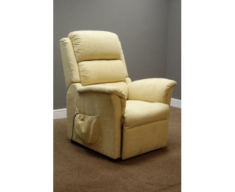 Restwell electric riser reclining armchair, W86cm (This item is PAT tested - 5 day warranty from date of sale)