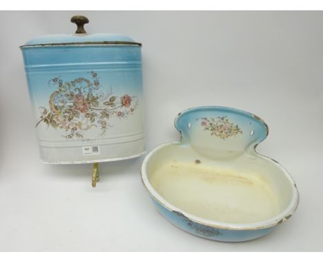Late 19th century French enamel Lavabo (2)   Condition Report   Click here for further images, condition, auction times & del