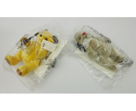 Pair of modern Steiff Sooty and Sweep mohair collectors bears, boxed with certificates, as new, H26cm (2)   Condition Report 