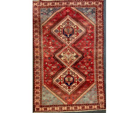 North West Persian Heriz Rug / carpet, (205cm x 130cm)