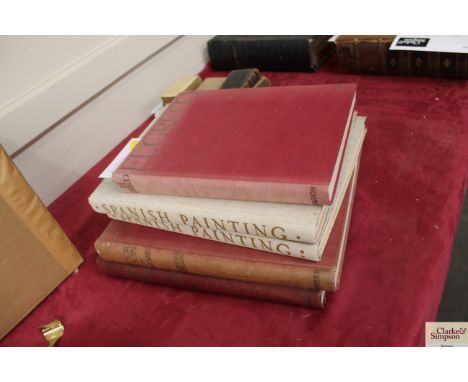 Francis Lenygon, Furniture In England; Francis Lenygon, Decoration In England; Spanish Painting two volumes; and El Greco by 