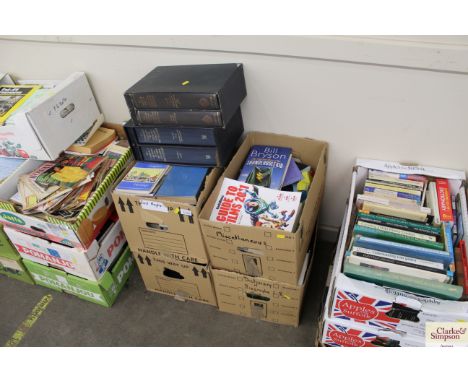 Various East Anglian works, boxed compact editions of The oxford English Dictionary, reference works, guide etc. - four boxes