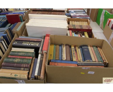 Portfolio of English Cathedrals four volumes; Illustrated Treasury of Redouté Roses; various art books, novels Master Humphre