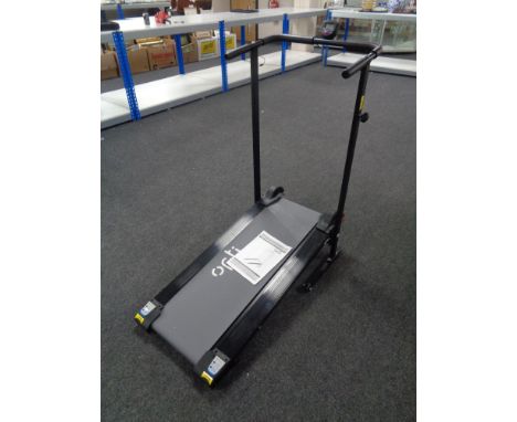 A Opti folding manual treadmill 