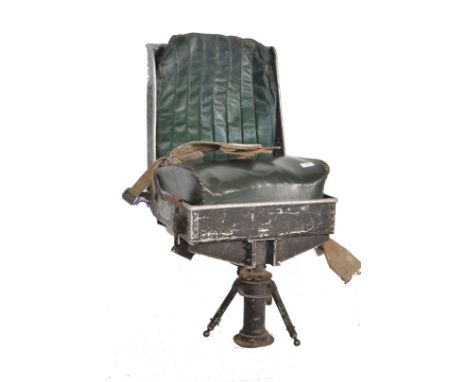 An incredibly rare original WWII Second World War Avro Lincoln navigator's crew seat / chair. Riveted aluminium frame, with o