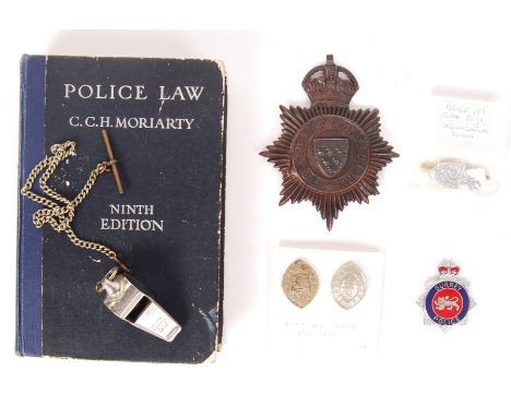 A collection of assorted vintage Police memorabilia, all from different constabularies / divisions and districts. To include;