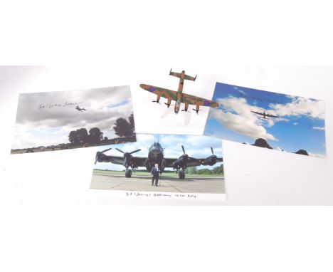 George ' Johnny ' Johnson - the last surviving British Dambuster autograph collection. Comprising of: a miniature Corgi dieca