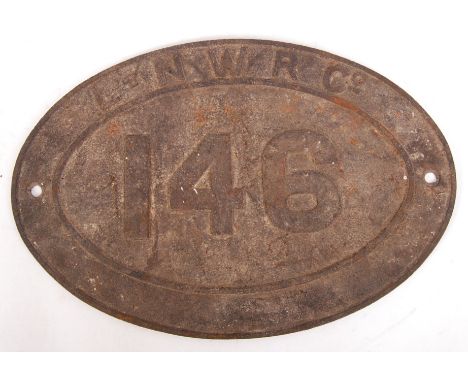 A late 19th century / early 20th century cast iron railway locomotive / bridge plate for London &amp; North Western Railway n