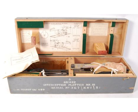 A rare original WWII Second World War ' Inception Plotter Mk III ' instrument. Appears ex-stores, and 'as new' within its ori