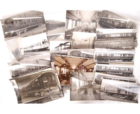 A good large collection of 40+ assorted vintage (some antique) believed manufacturer's photographs of Metropolitan Line / Lon