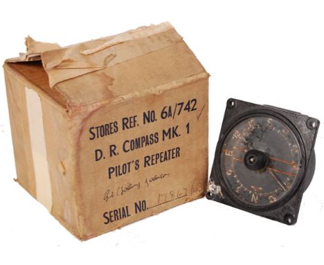 A rare original Avro Lancaster ' D. R. Compass Mk 1 - Pilot's Repeater ' navigators compass. Various Air Ministry markings to