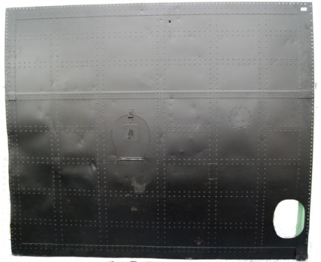 An incredibly rare original WWII Second World War Avro Lancaster LARGE wing panel section. Removed from a genuine WWII Lancas