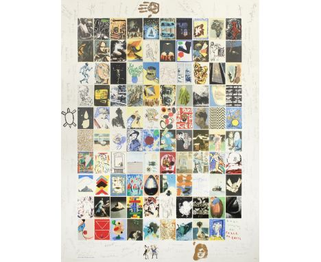 Band Aid: Visual Aid For Band Aid,1985,No.399 of 500, limited edition print, published by Coriander Studios, featuring variou