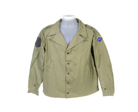 Saving Private Ryan: A Crew Ranger Jacket From The Production,Dreamworks / Paramount Pictures, 1998,a camo-green long-sleeve 