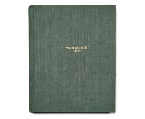 Alfred Hitchcock: A Bound Presentation Script for 'The Secret Agent',Gainsborough Pictures, 1936,the typewritten script with 
