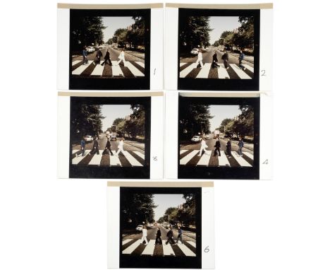 Iain Macmillan (British, 1938-2006): A Series Of Five Outtakes From The Beatles' 'Abbey Road' Sessions,1969,comprising five p