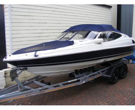 A Regal 1900 1sr bowrider with 3.0 litre Mercruiser engine - with braked trailer - new Garmin fish finder plus VHF radio, anc