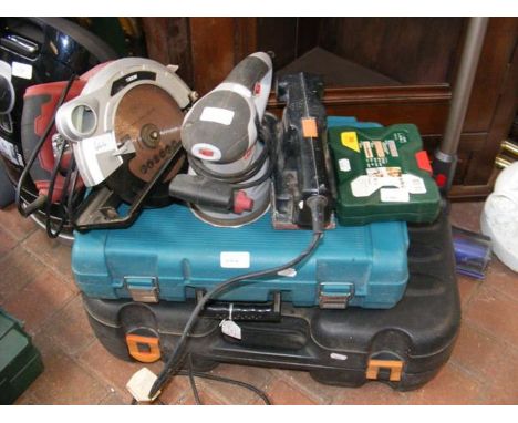 Assorted power tools