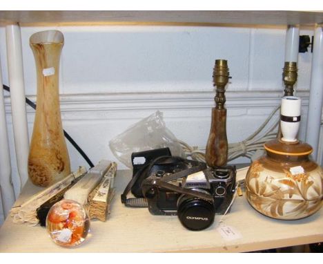 An Olympus OM10 Camera, together with assorted collectables 
